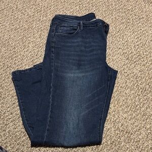 Simply Vera Vera Wang Dark Blue Straight Leg Jeans